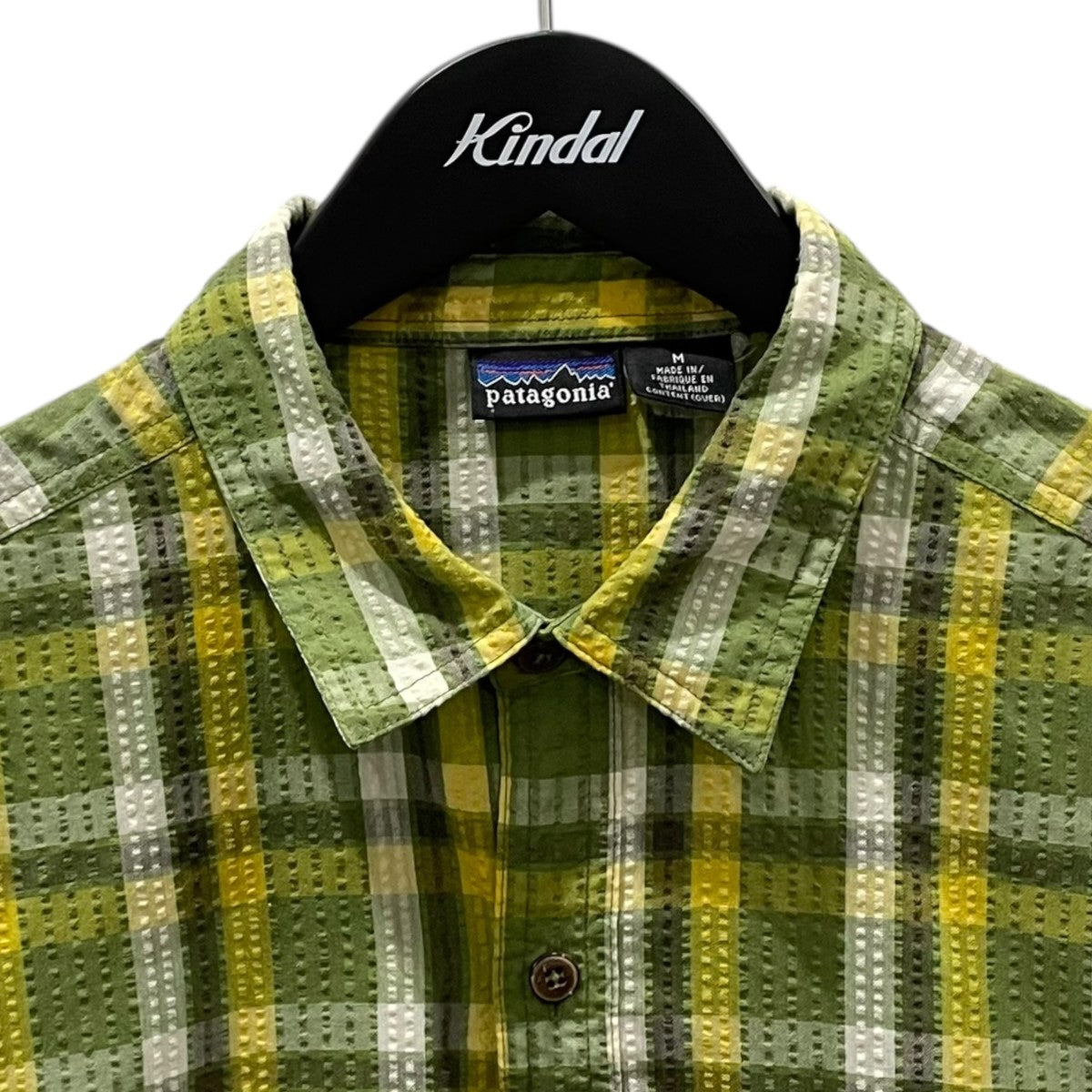 Patagonia 01SS チェック柄シアサッカー半袖シャツ Puckerware Shirt パッカーウェアシャツ 52996 古着・中古-3枚目のアイテム画像