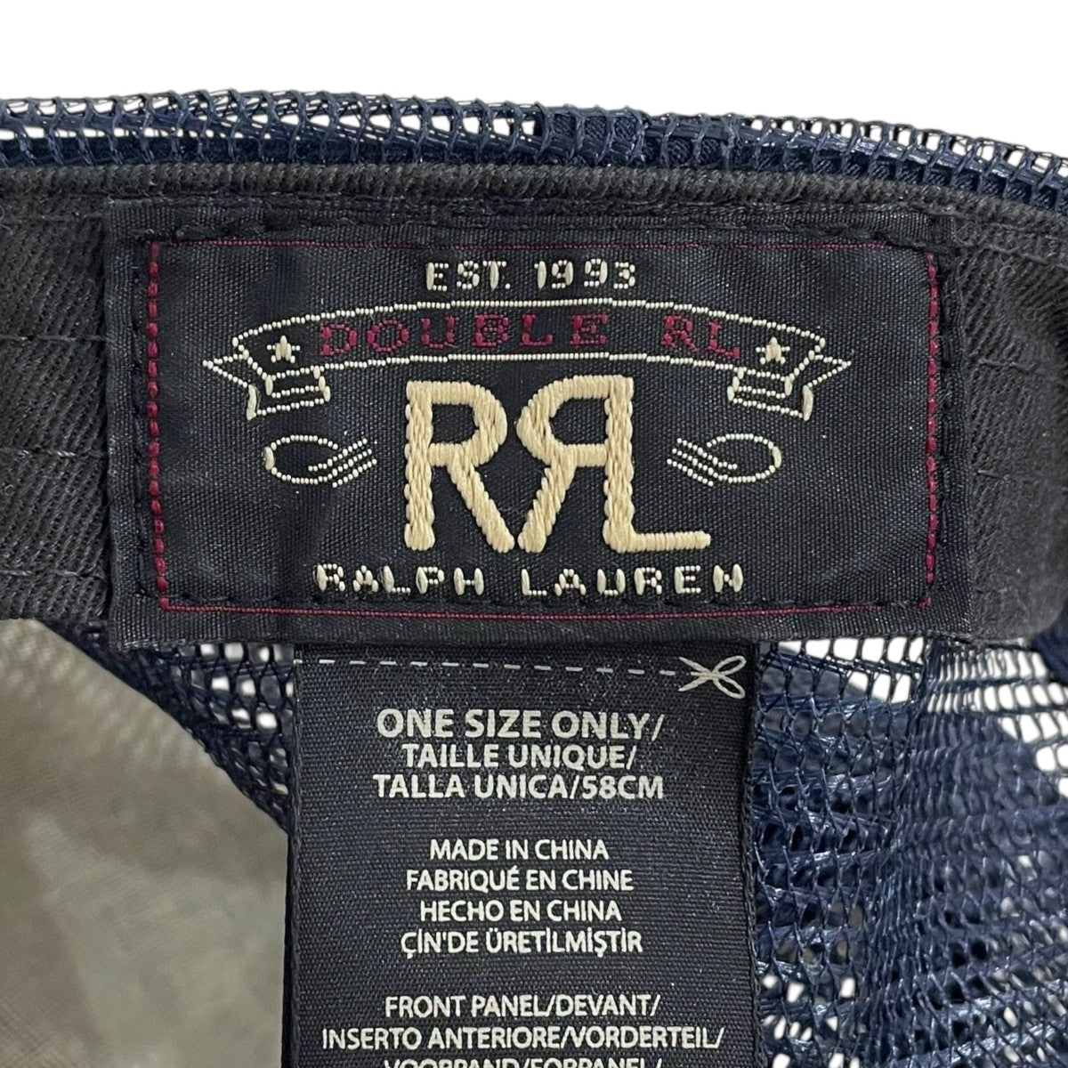 メッシュキャップ Embroidered Denim Trucker Cap エンブロイダリー デニムトラッカーキャップ