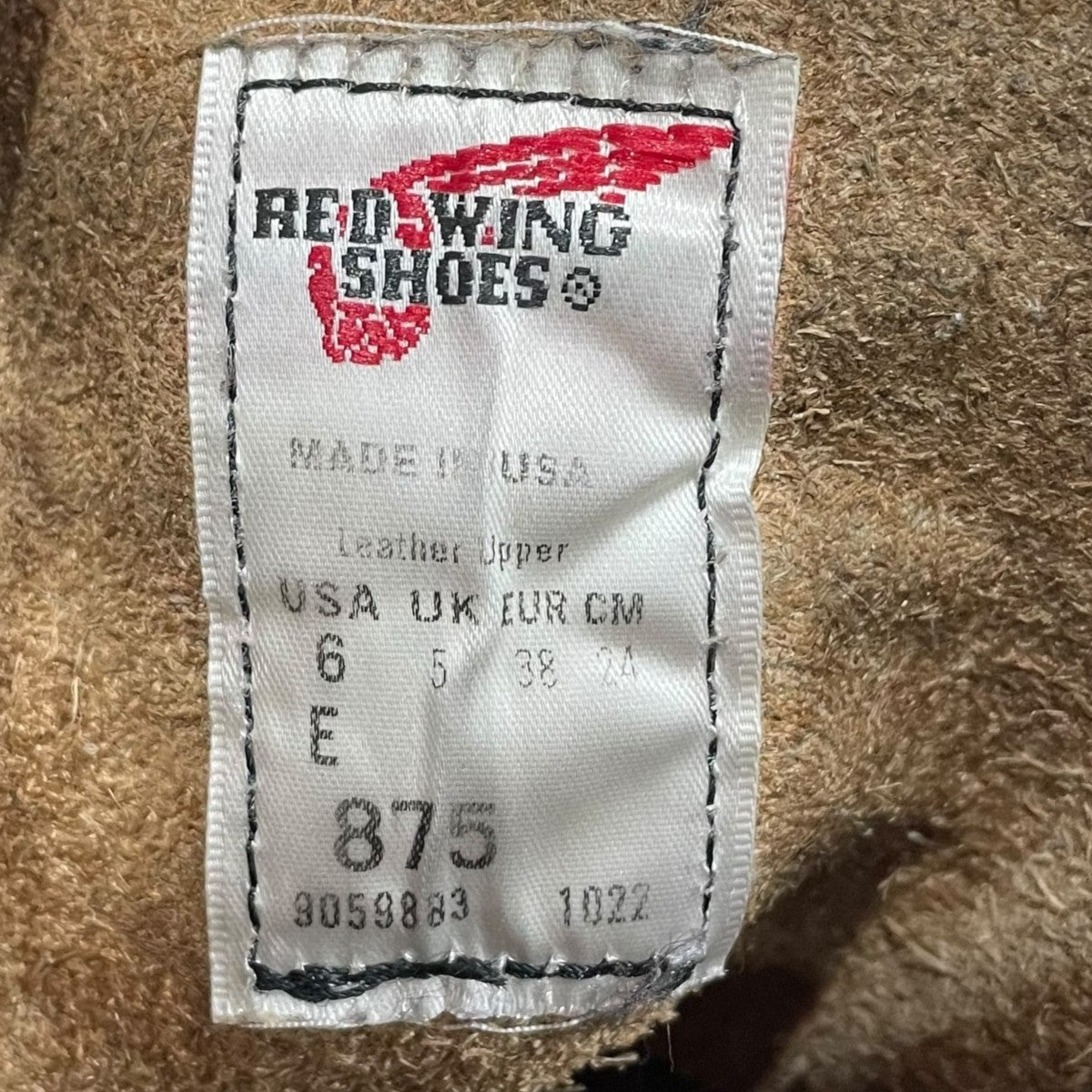 RED WING レースアポプブーツ 6-inch Classic Moc 6インチ クラシックモック 875 古着・中古-9枚目のアイテム画像