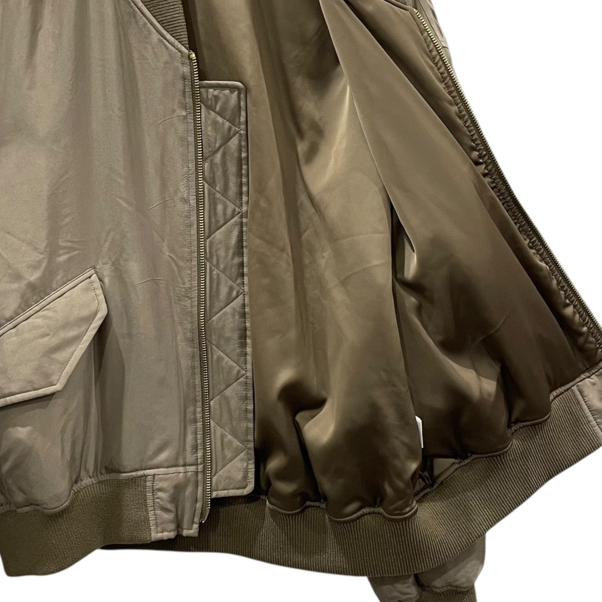 26SS MA-1ジャケット BIO SILK MA1 マイオシルク MA1 26010500410010