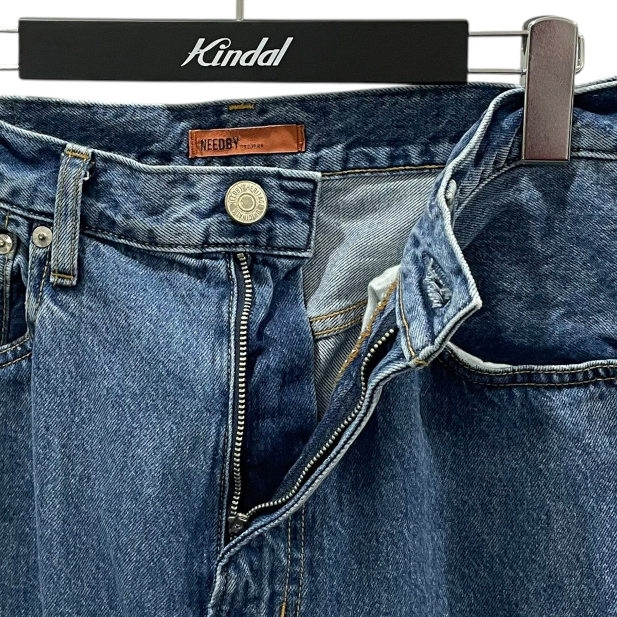 NEEDBY heritage デニムパンツ ERIC エリック N1C703337IMB 古着・中古-3枚目のアイテム画像