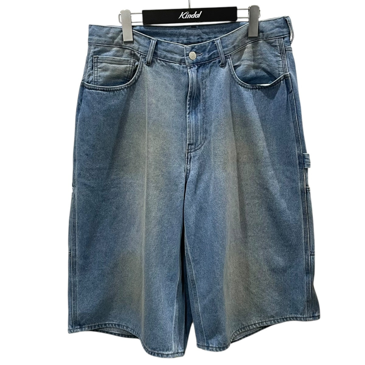 24SS ワイドストレート クォーターレングス ペインターデニム 11-21-1612-791