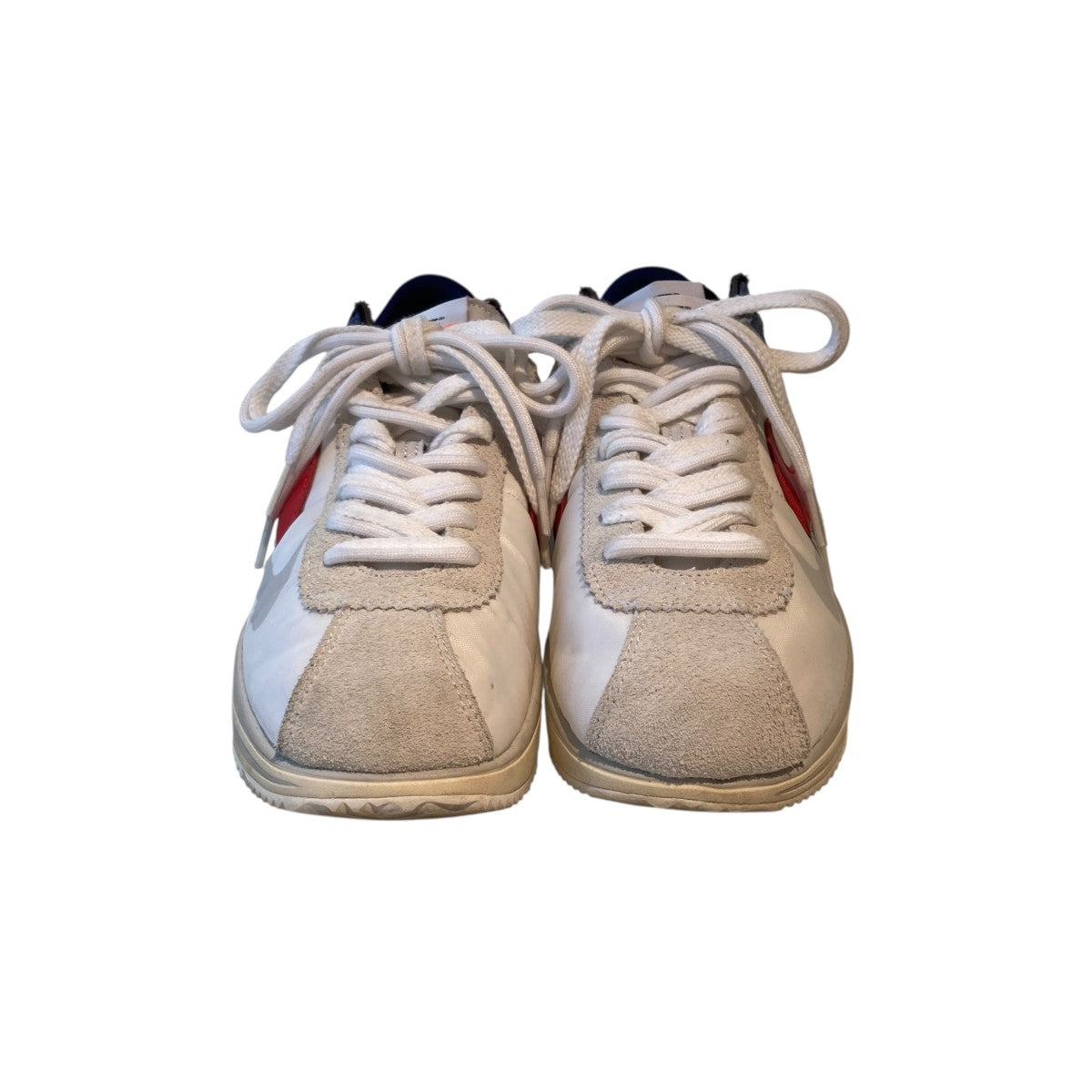 Zoom Cortez White and University RedスニーカーDQ0581-100