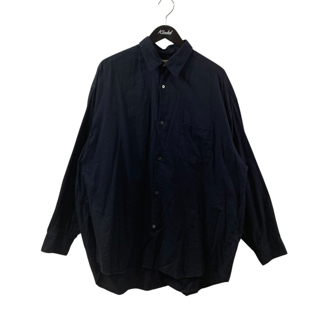 Graphpaper Cotton Cashmere L／S Oversized Regular Collar Shirt長袖シャツGM234-50073B 古着・中古-1枚目のアイテム画像