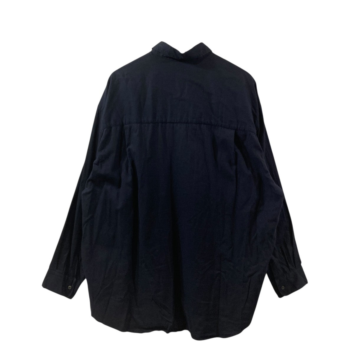 Graphpaper Cotton Cashmere L／S Oversized Regular Collar Shirt長袖シャツGM234-50073B 古着・中古-2枚目のアイテム画像