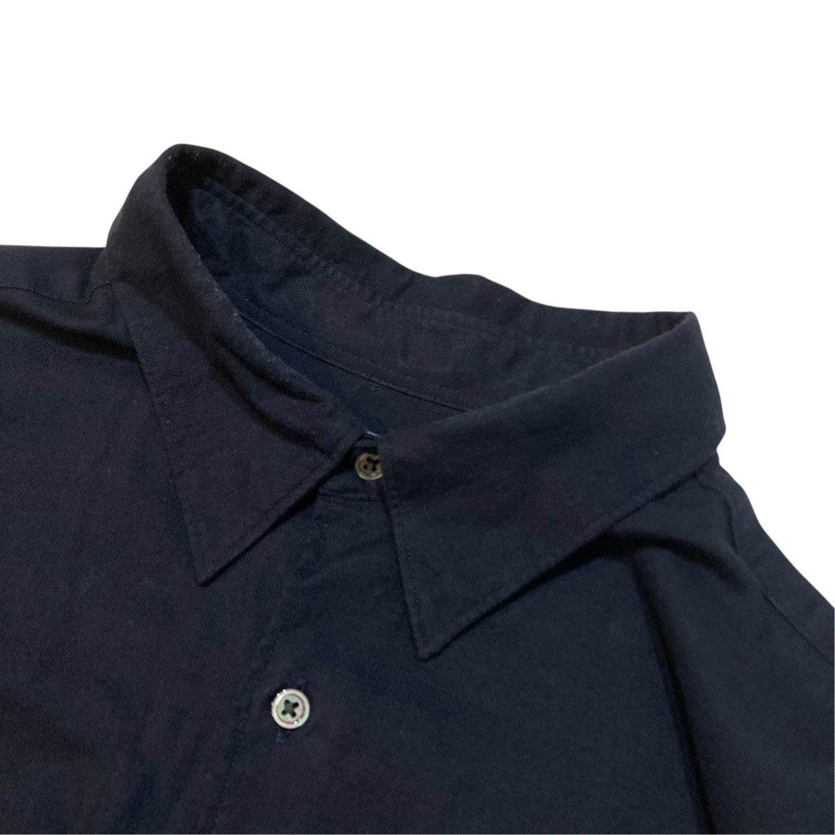 Graphpaper Cotton Cashmere L／S Oversized Regular Collar Shirt長袖シャツGM234-50073B 古着・中古-3枚目のアイテム画像