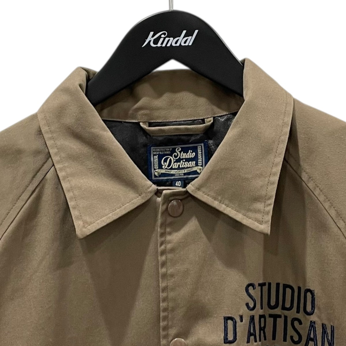 STUDIO D'ARTISAN(ステュディオ ダ ルチザン) 20AW 刺繍コーチ