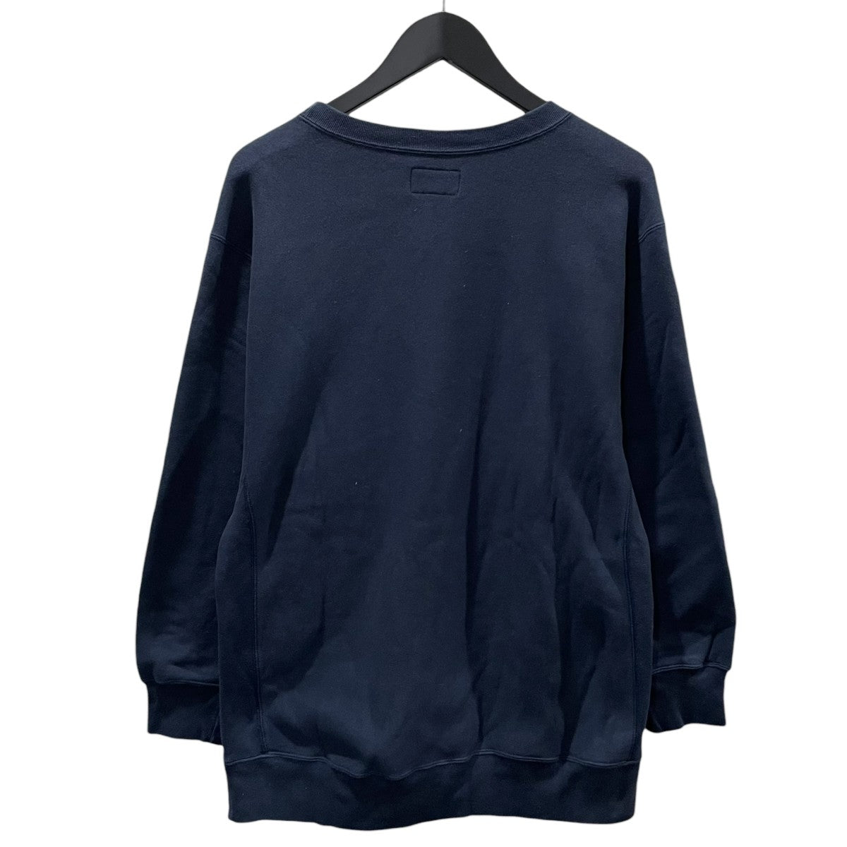 DESCENDANT(ディセンダント) 裏起毛スウェットトレーナー ネイビー