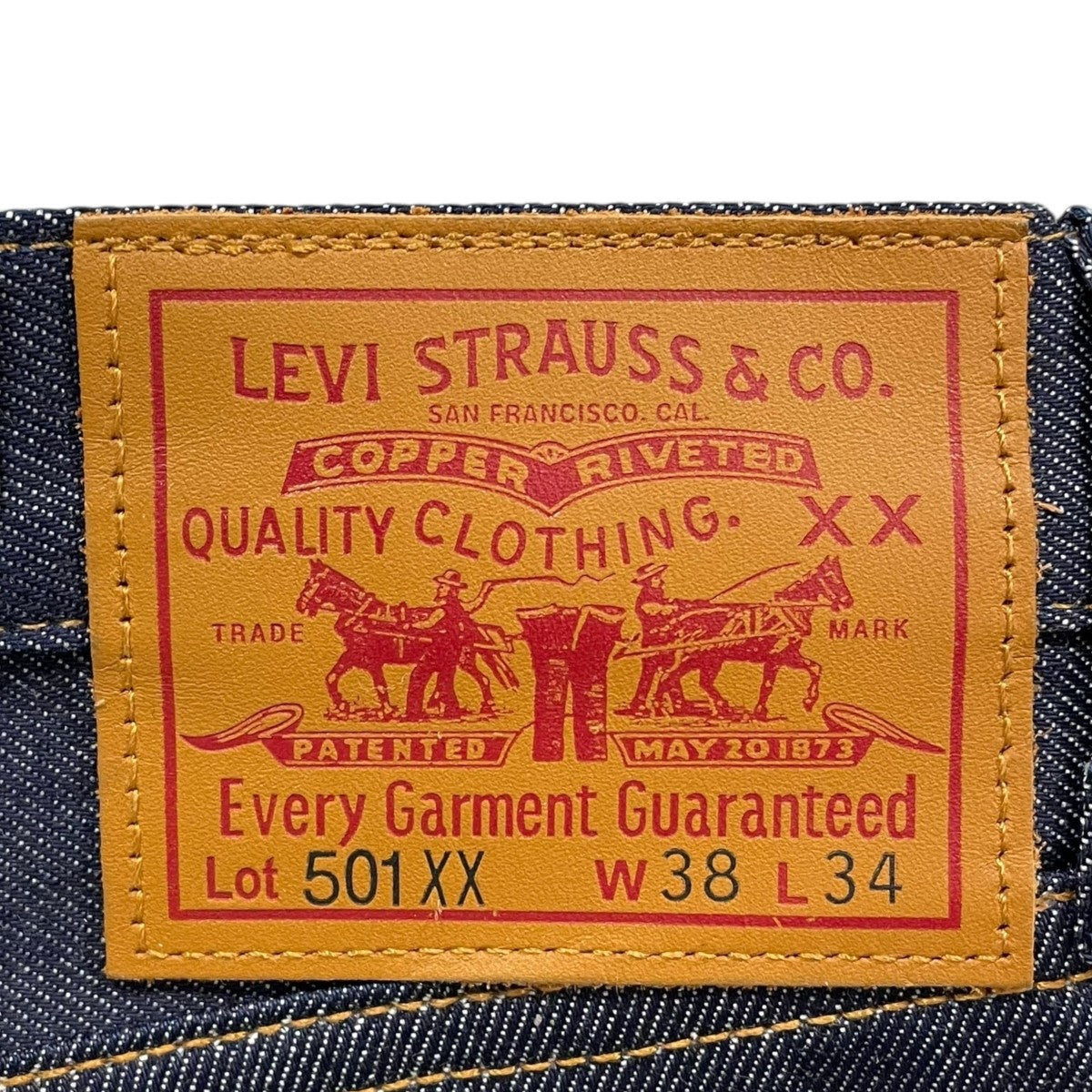 デニムパンツ 501XX 37年モデル 日本製 BIG E ボタン裏3015 37501-0018