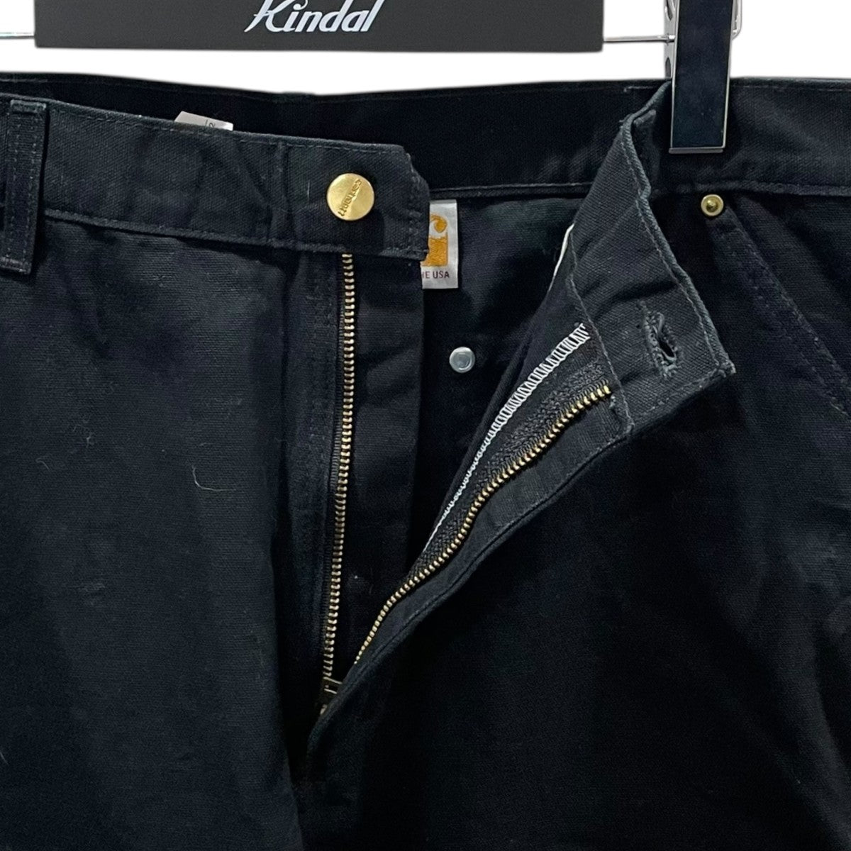 10s カーハート ダブルニー ワークパンツ 黒 USA製 デッドストック DEADSTOCK
