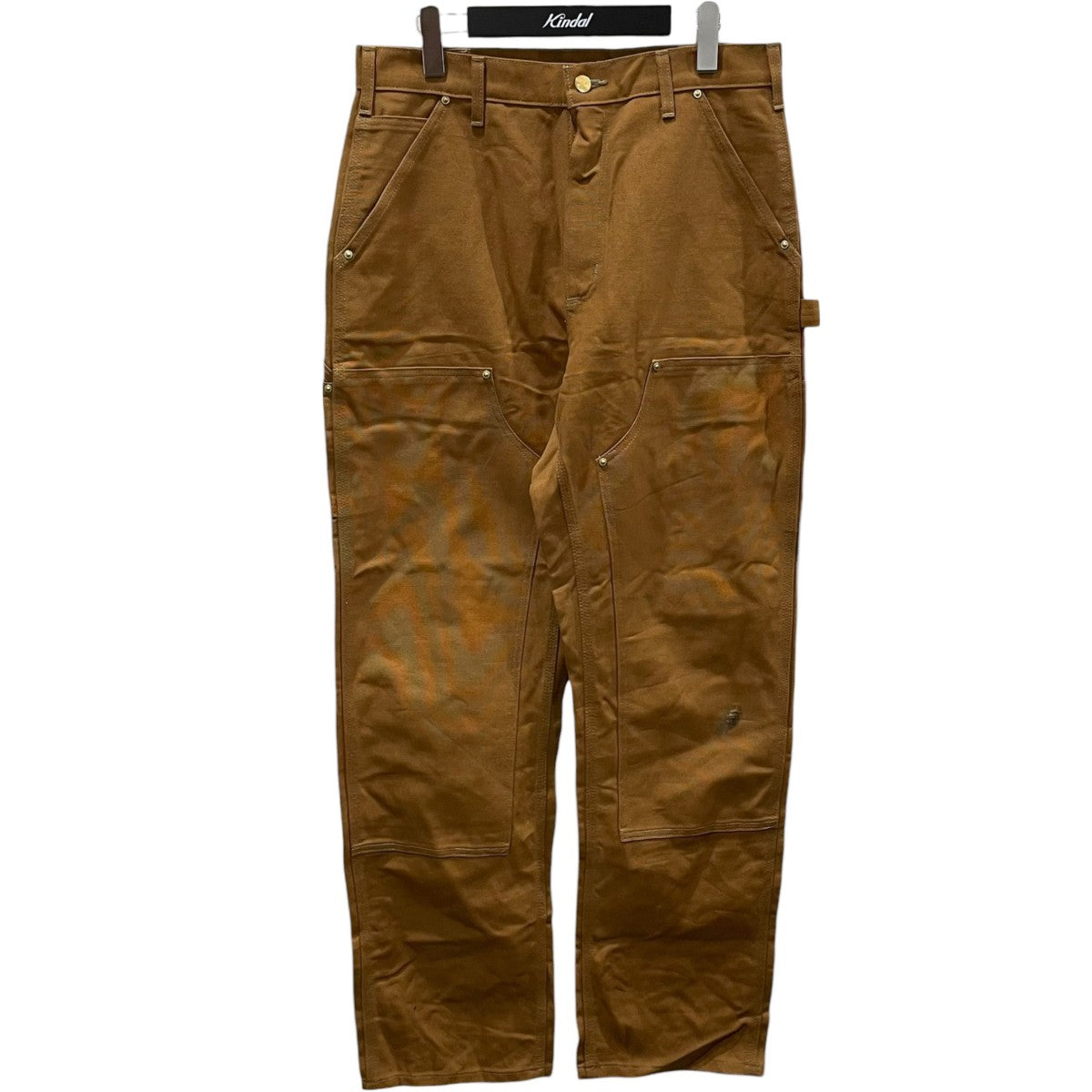 CarHartt ダブルニーパンツ Loose Fit Firm Duck Double-Front Utility Work Pant ルーズフィット ファームダック ダブルフロントユーティリティワークパンツ B01 古着・中古-1枚目のアイテム画像