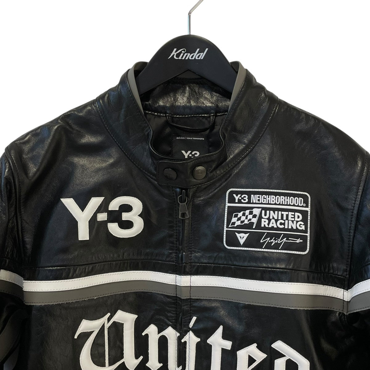 Y-3×NEIGHBORHOOD Y-3 NBHD LEATHER RACER JACKETレザージャケットSL-Y26-733-1-02 古着・中古-3枚目のアイテム画像