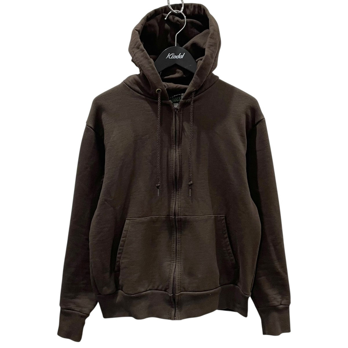 裏地サーマル ジップアップパーカー