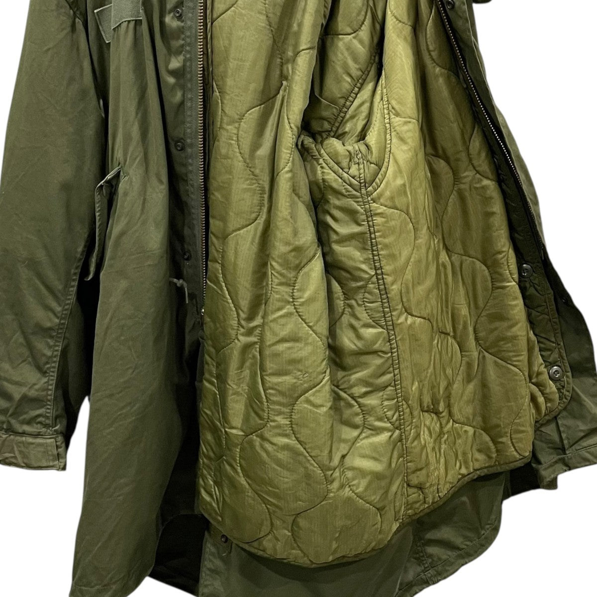 ライナー フード付き M-65 フィッシュテールパーカー モッズコート PARKA， EXTREME COLD WEATHER 8415-00-782-3218