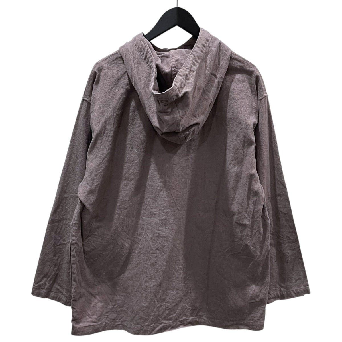 23AW プルオーバーフーデッドシャツ UpcycleLino Brushed Linen Salvage Parka アップサイクルリノ 起毛リネン サルベージパーカー02234-0048