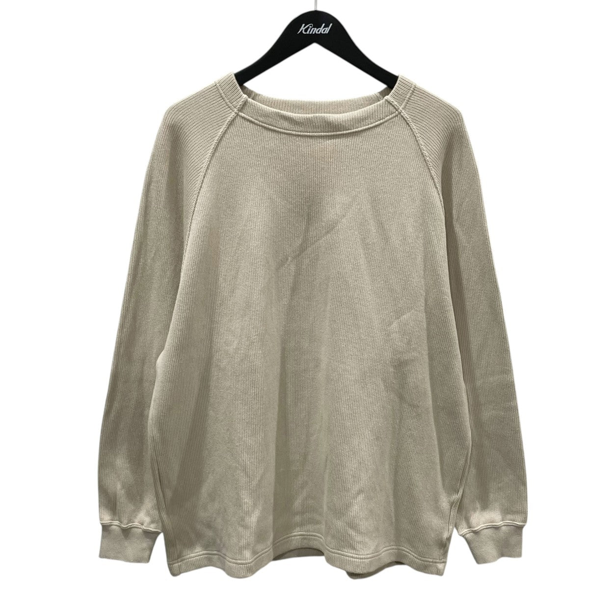 CONFECT（nest Robe） 24SS コットンニットセーター Quarter Gauge Knit Crew Neck Pullover クォーターゲージニットスウェット 02241-0049 古着・中古-1枚目のアイテム画像