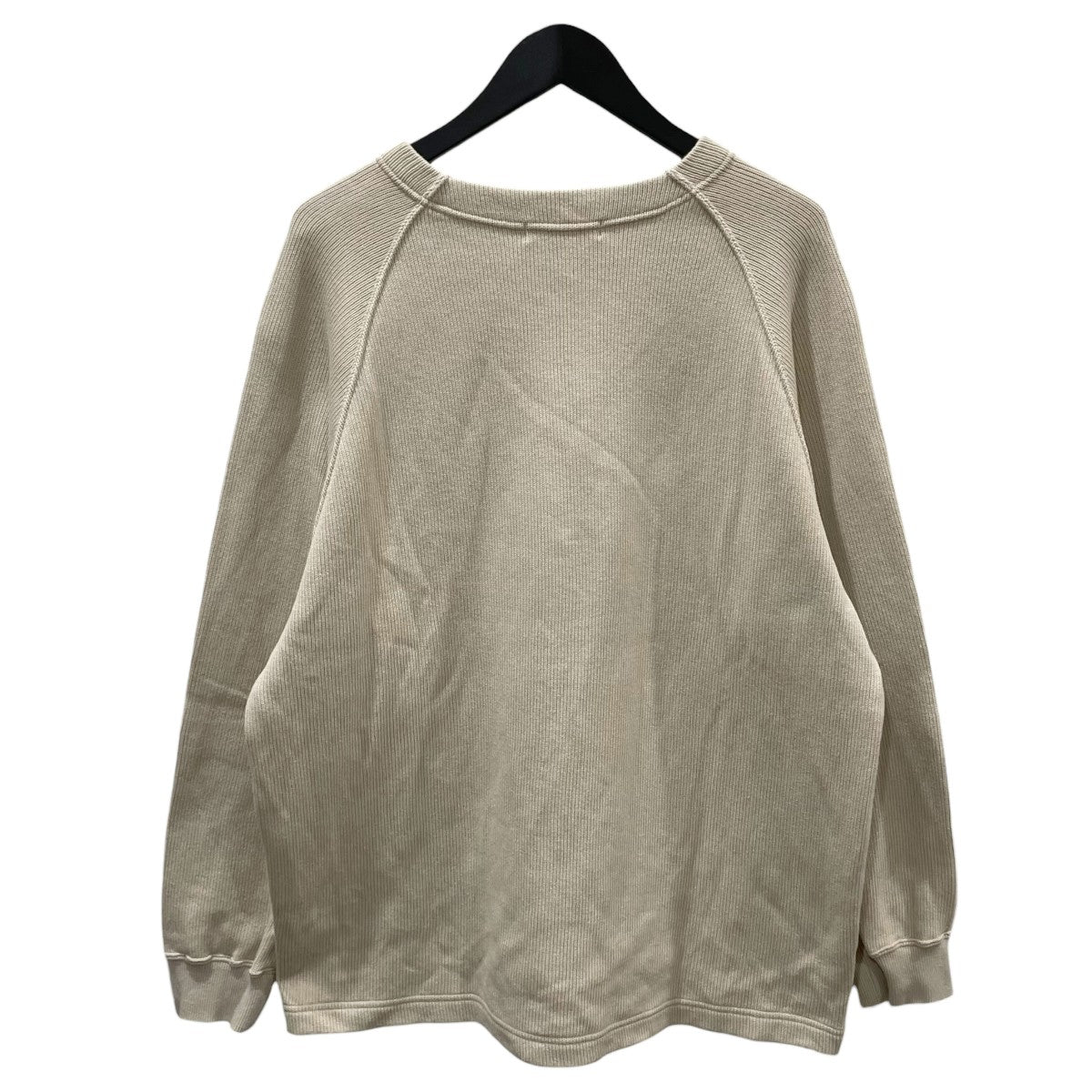 CONFECT（nest Robe） 24SS コットンニットセーター Quarter Gauge Knit Crew Neck Pullover クォーターゲージニットスウェット 02241-0049 古着・中古-2枚目のアイテム画像