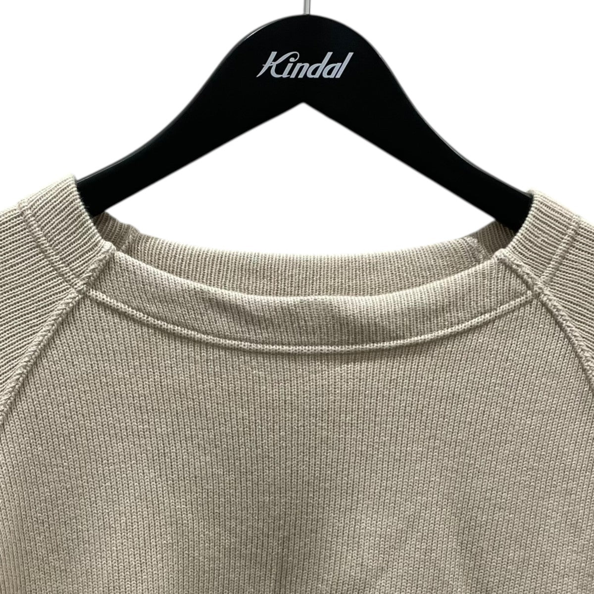 CONFECT（nest Robe） 24SS コットンニットセーター Quarter Gauge Knit Crew Neck Pullover クォーターゲージニットスウェット 02241-0049 古着・中古-3枚目のアイテム画像
