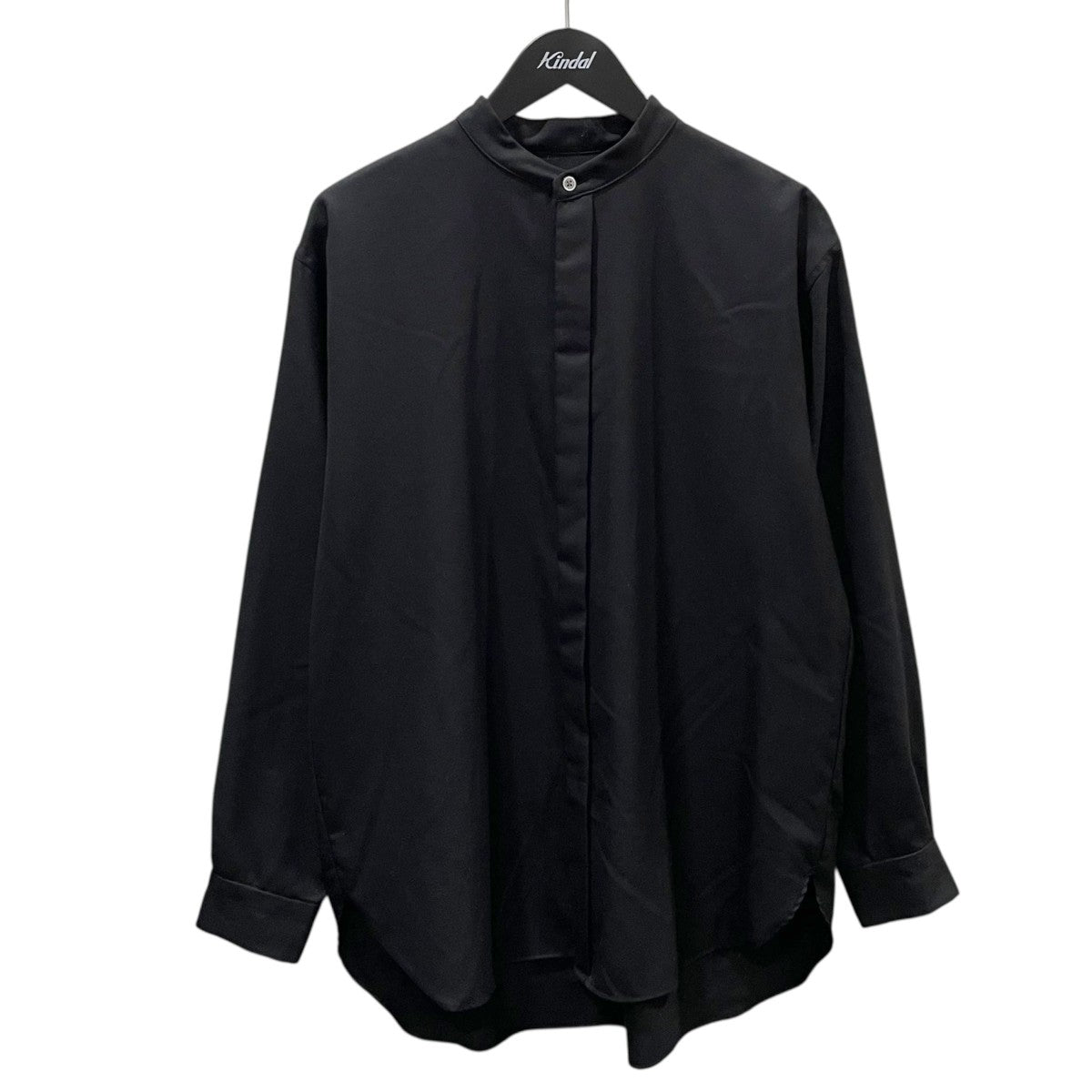 mb バンドカラーシャツ HIGH-END BISHU WOOL ハイエンド尾州ウールシャツ HBW038 古着・中古-1枚目のアイテム画像