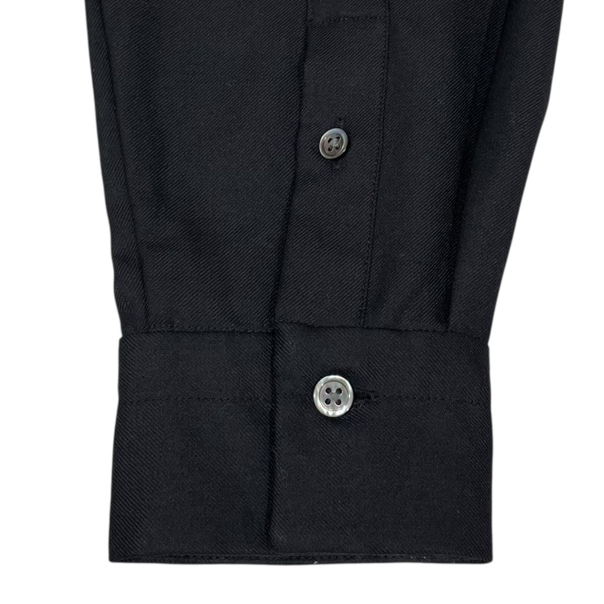 mb バンドカラーシャツ HIGH-END BISHU WOOL ハイエンド尾州ウールシャツ HBW038 古着・中古-4枚目のアイテム画像