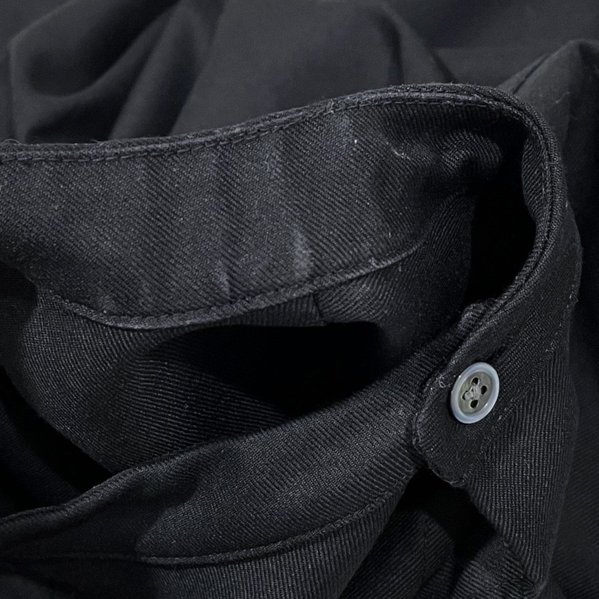 mb バンドカラーシャツ HIGH-END BISHU WOOL ハイエンド尾州ウールシャツ HBW038 古着・中古-6枚目のアイテム画像