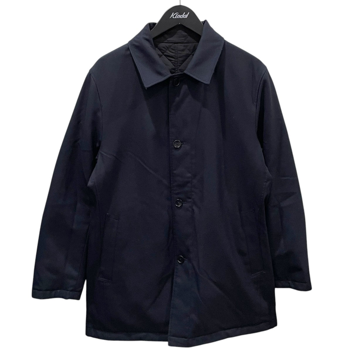 リバーシブルサキソニーショートステンカラーコート REVERSIBLE SAXONY SHORT STEN COLLAR COAT 1125-120-7893