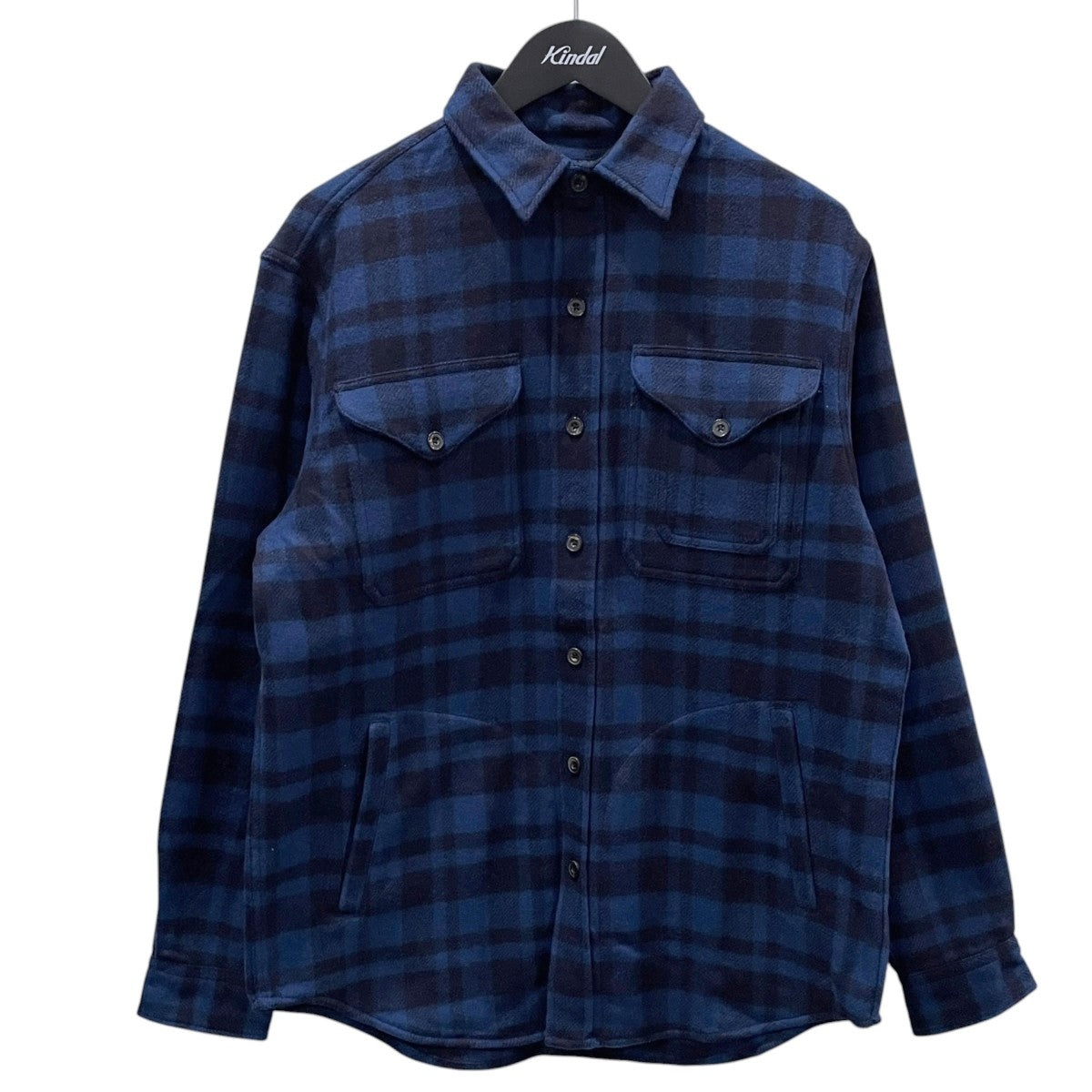 チェック柄陳ストラップシャツ Classic Fit Plaid Flannel Shirt  クラシックフィット プレイド フランネルシャツ MNPOWOV16822789