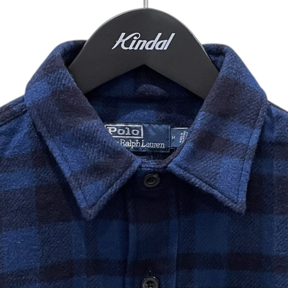 チェック柄陳ストラップシャツ Classic Fit Plaid Flannel Shirt  クラシックフィット プレイド フランネルシャツ MNPOWOV16822789