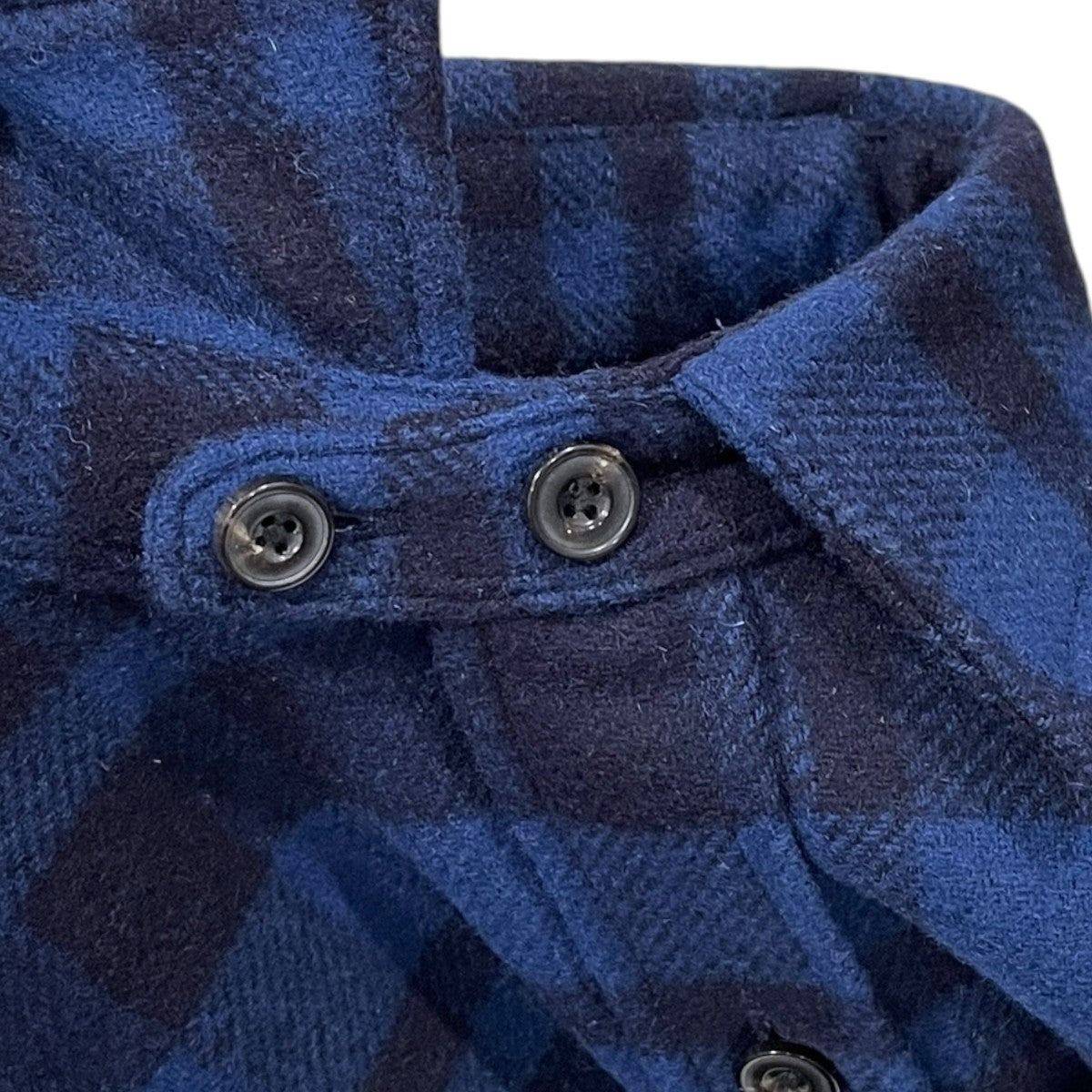 チェック柄陳ストラップシャツ Classic Fit Plaid Flannel Shirt  クラシックフィット プレイド フランネルシャツ MNPOWOV16822789
