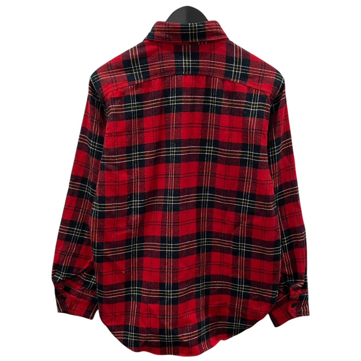 Engineered Garments チェック柄ネルシャツ Work Shirt - Plaid Flannel ワークシャツ プレイド フランネル 古着・中古-2枚目のアイテム画像