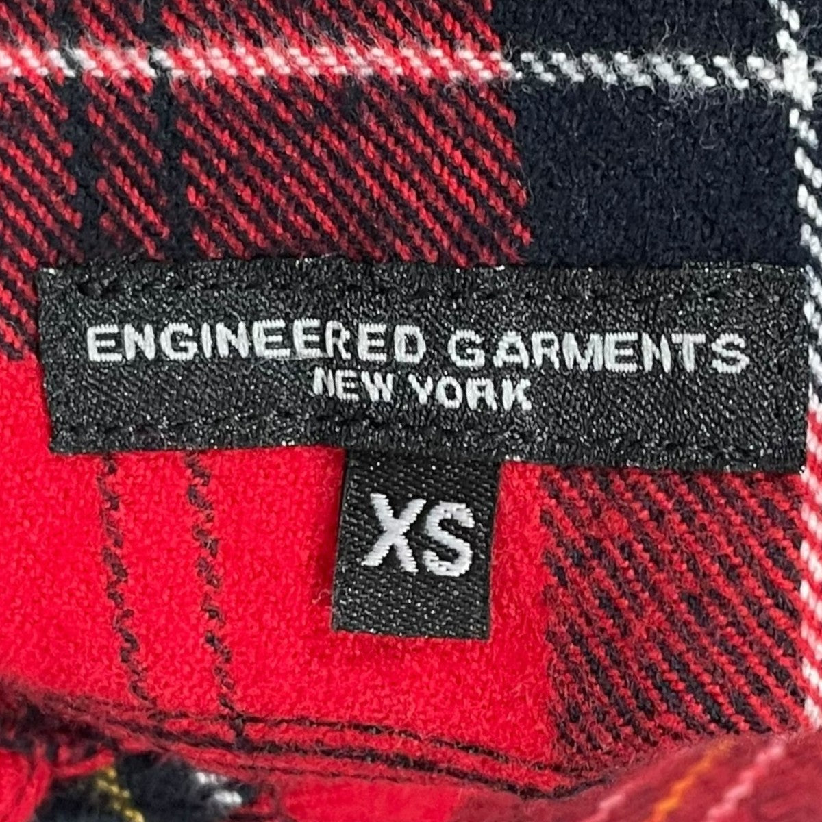 Engineered Garments チェック柄ネルシャツ Work Shirt - Plaid Flannel ワークシャツ プレイド フランネル 古着・中古-5枚目のアイテム画像