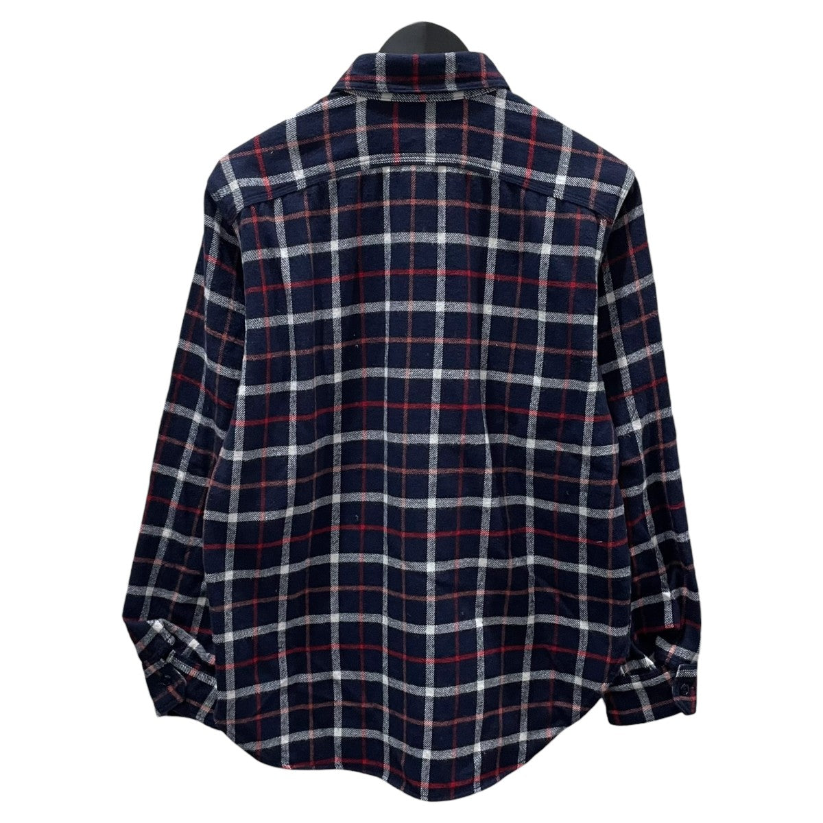 Engineered Garments チェック柄ネルシャツ Work Shirt - Plaid Flannel ワークシャツ プレイド フランネル 古着・中古-2枚目のアイテム画像