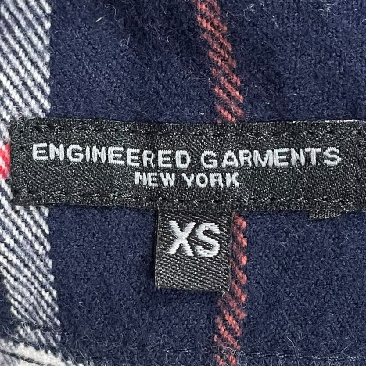 Engineered Garments チェック柄ネルシャツ Work Shirt - Plaid Flannel ワークシャツ プレイド フランネル 古着・中古-6枚目のアイテム画像
