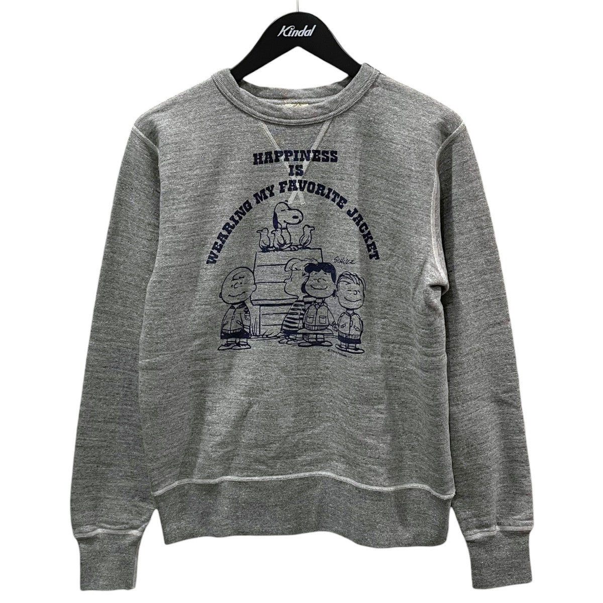 16AW 裏起毛スウェットトレーナー SNOOPY SET-IN CREW SWEAT MY FAVORITE JACKET BR67464