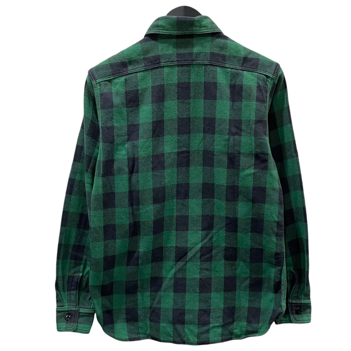 TOYS McCOY チェック柄チンストラップネルシャツ McHILL OVERALLS BUFFALO PLAID SHIRT マックヒルオーバーオール バッファロープレイドシャツ TMS2107 古着・中古-2枚目のアイテム画像