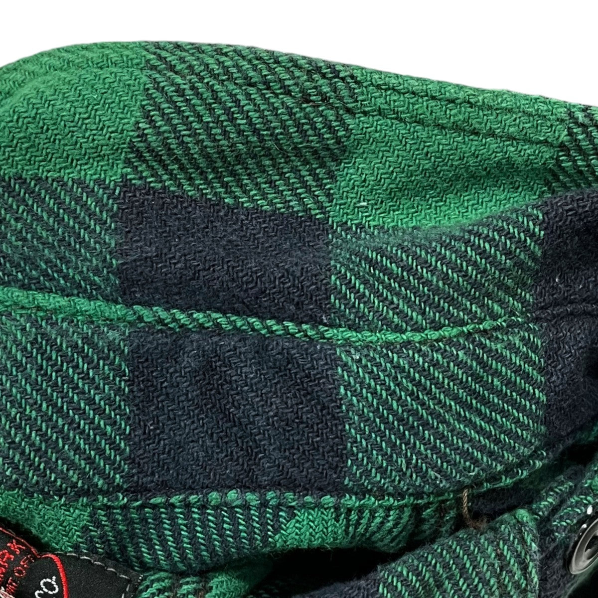 TOYS McCOY チェック柄チンストラップネルシャツ McHILL OVERALLS BUFFALO PLAID SHIRT マックヒルオーバーオール バッファロープレイドシャツ TMS2107 古着・中古-7枚目のアイテム画像
