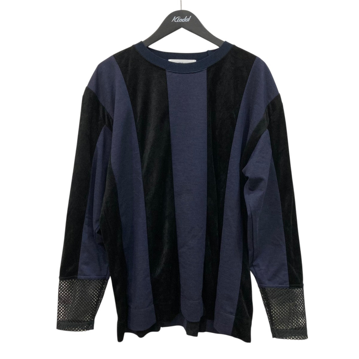 TOGA VIRILIS ベロア切替カットソーロングスリーブTシャツTV02JK332 古着・中古-1枚目のアイテム画像