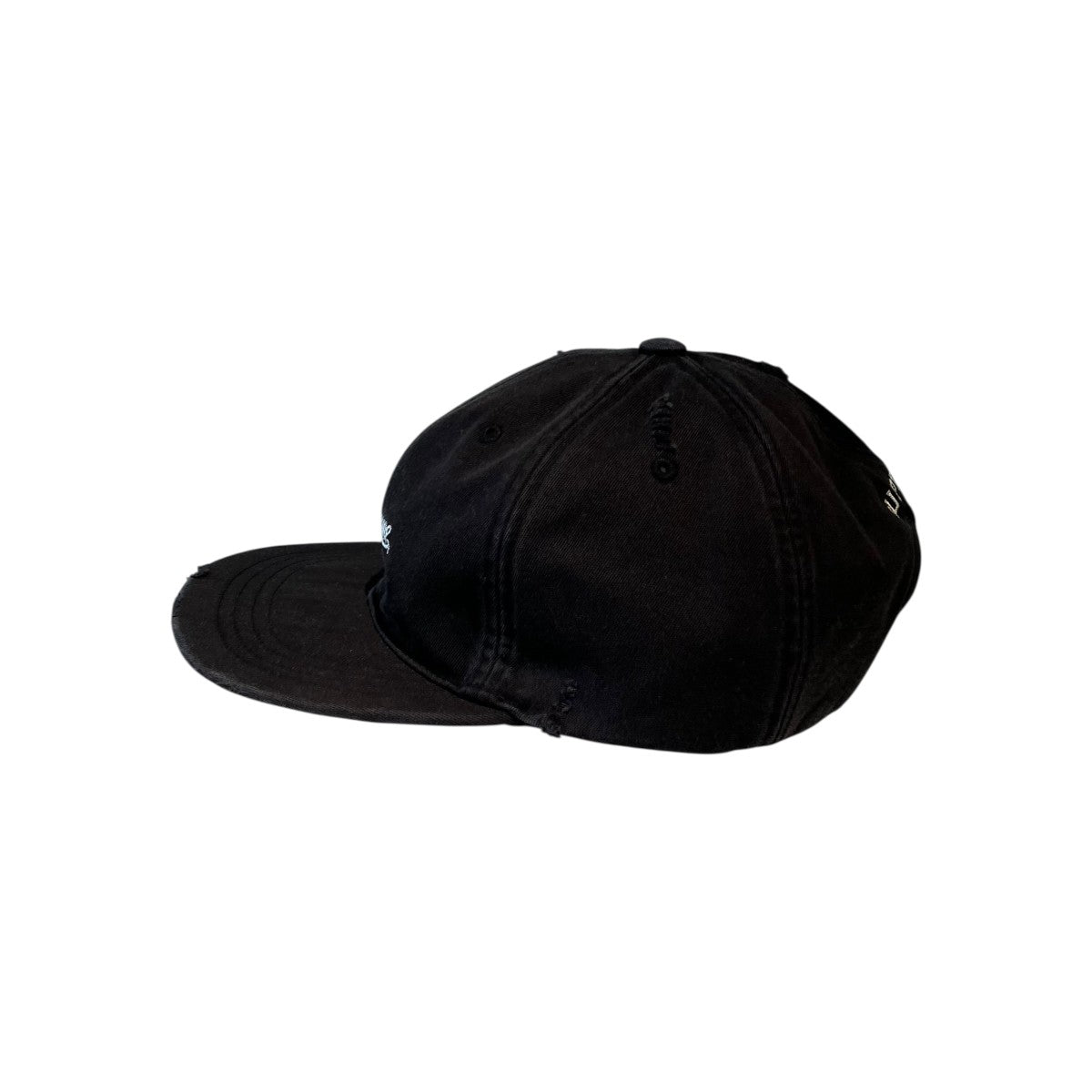 Supreme 25AWDistressed Script 6-PanelキャップH9FW25 H9FW25