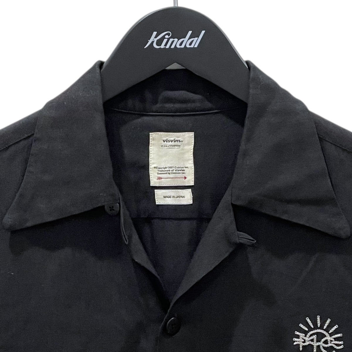 VISVIM(ビズビム) 21SS オープンカラー半袖シャツ IRVING SHIRT S／S