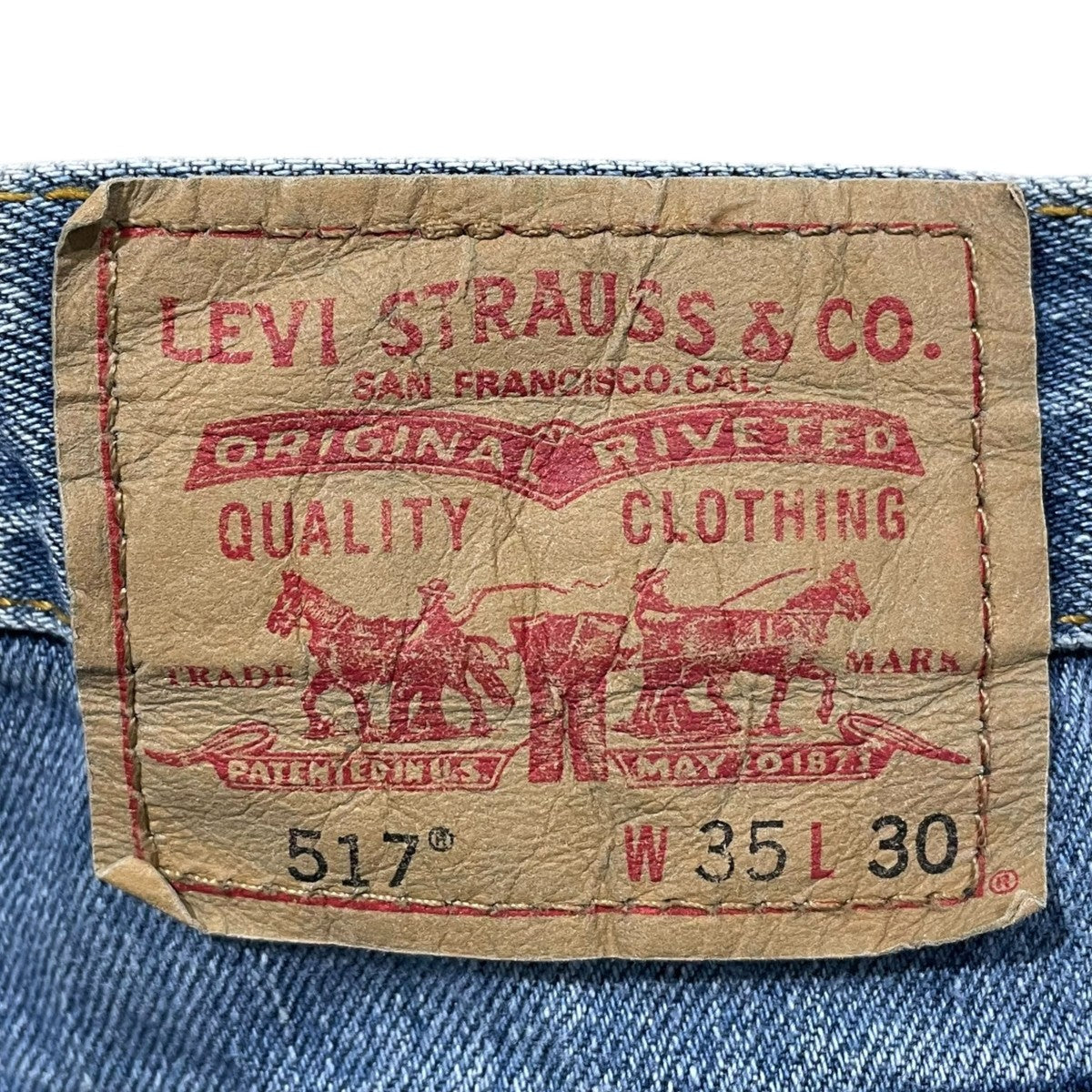 517 ブーツカットデニムパンツ BOOT CUT メキシコ製