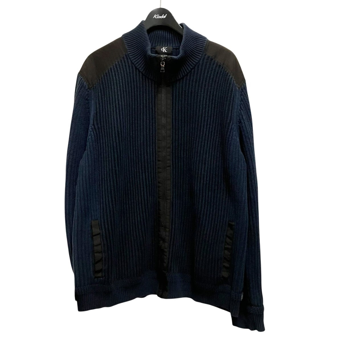 ck Calvin Klein ZIP UPジップニット 古着・中古-1枚目のアイテム画像