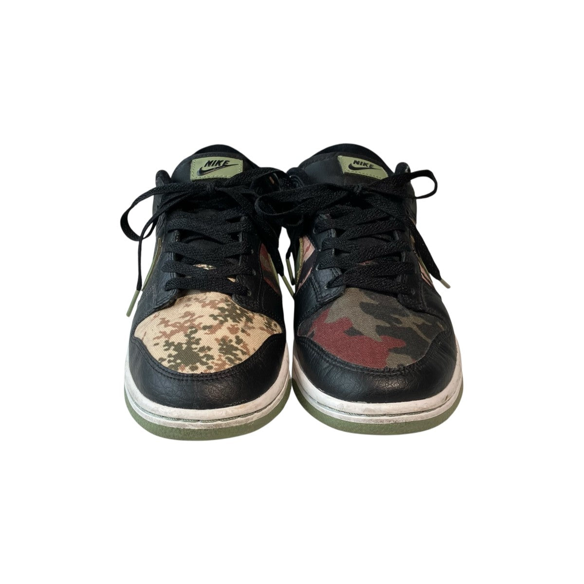 NIKE Dunk Low SE Black Multi CamoスニーカーDH0957-001 古着・中古-3枚目のアイテム画像