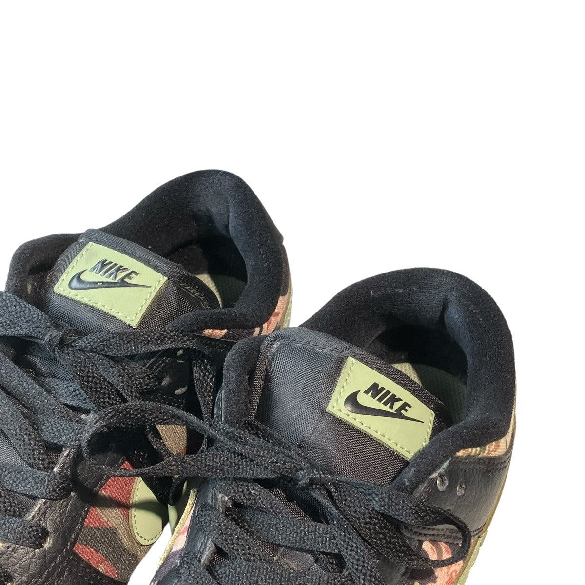 NIKE Dunk Low SE Black Multi CamoスニーカーDH0957-001 古着・中古-8枚目のアイテム画像