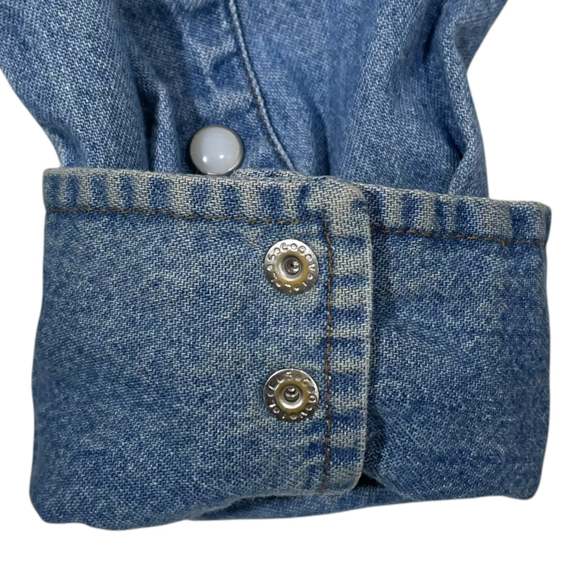 YSTRDY'S TMRRW×Wrangler リメイクデニムシャツ インディゴ サイズ
