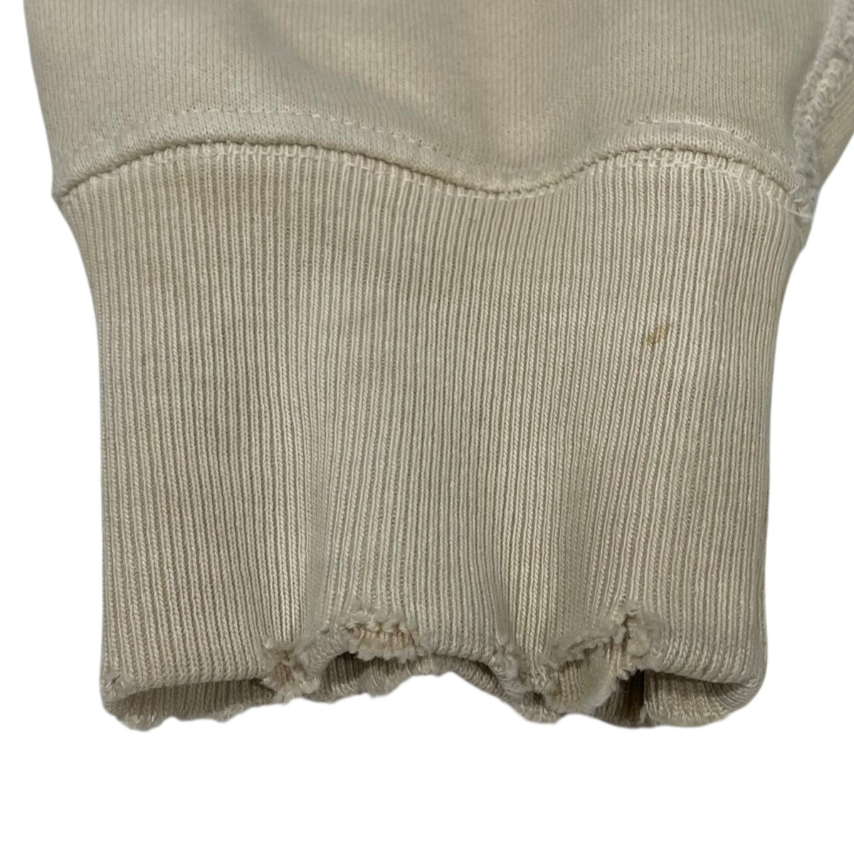 23SS 加工スウェットトレーナー DAMEGE FLOCKY PRINT CREWNECK SWEAT ダメージ フロッキー プリント クルーネック スウェット11-13-0301-146