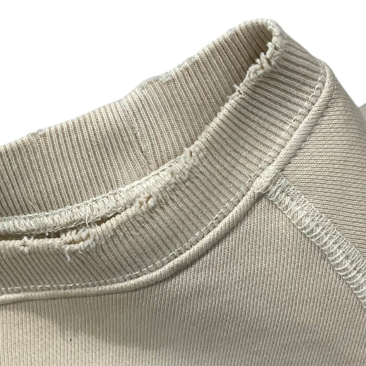 23SS 加工スウェットトレーナー DAMEGE FLOCKY PRINT CREWNECK SWEAT ダメージ フロッキー プリント クルーネック スウェット11-13-0301-146