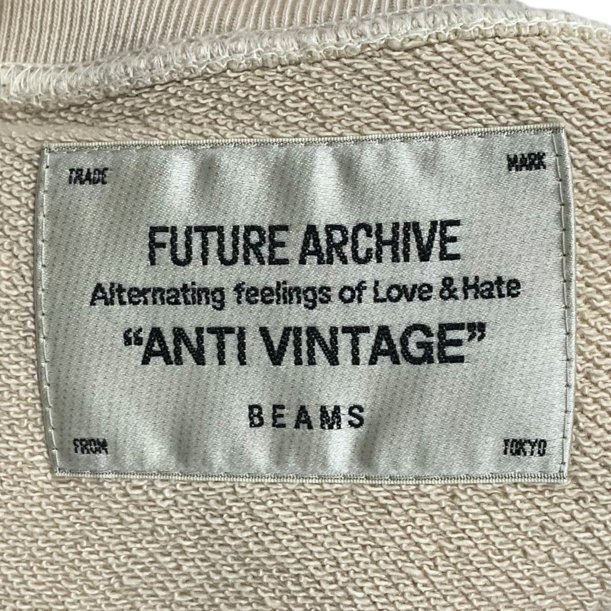 23SS 加工スウェットトレーナー DAMEGE FLOCKY PRINT CREWNECK SWEAT ダメージ フロッキー プリント クルーネック スウェット11-13-0301-146