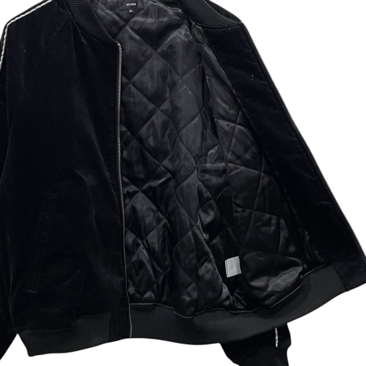 ジップアップ中綿ベロアジャケット Relaxed Fit Velour Sukajan Jacket リラックスフィット ベロア スカジャン ジャケット 11-18-3298-147