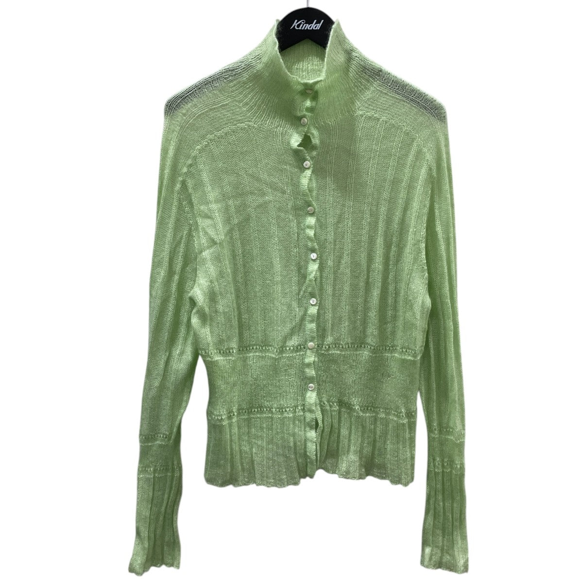 22AW ニットカーディガン Silk ＆ Mohair Knit Sweater シルク＆モヘヤ ニットセーター J223KN01
