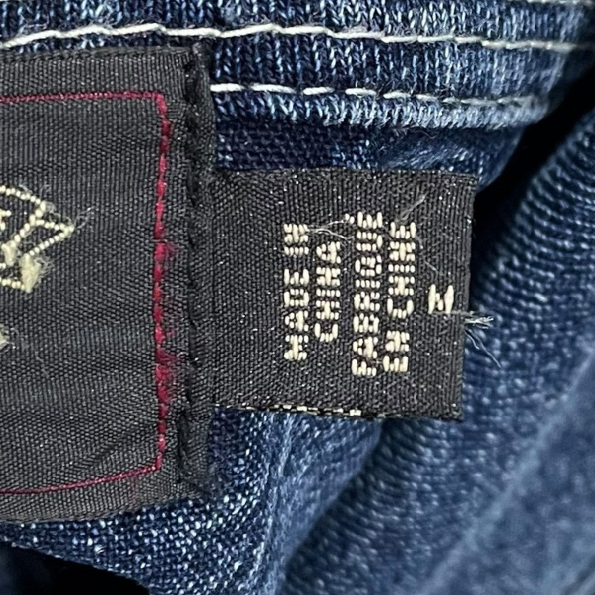 RRL(ダブルアールエル) ラウンドカラーインディゴ染めジャージー